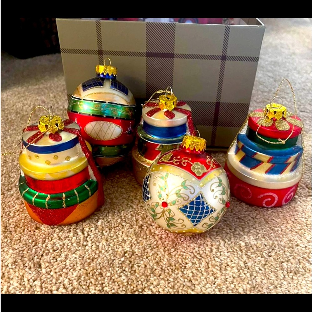Pier One Mercury Glass Ornaments